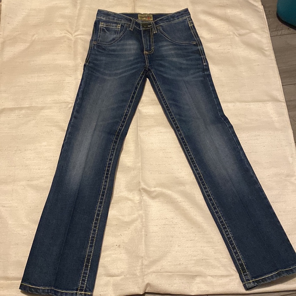 Wrangler 20X Boys Slim Fit Vintage Boot Cut Jean